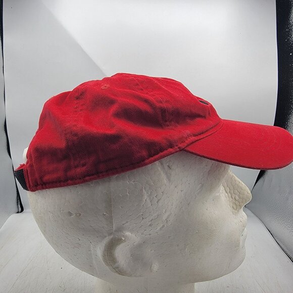 Nike Kids Red Baseball Hat Cap Adjustable Strap Outdoors Casual Lightweight - Picture 4 of 9
